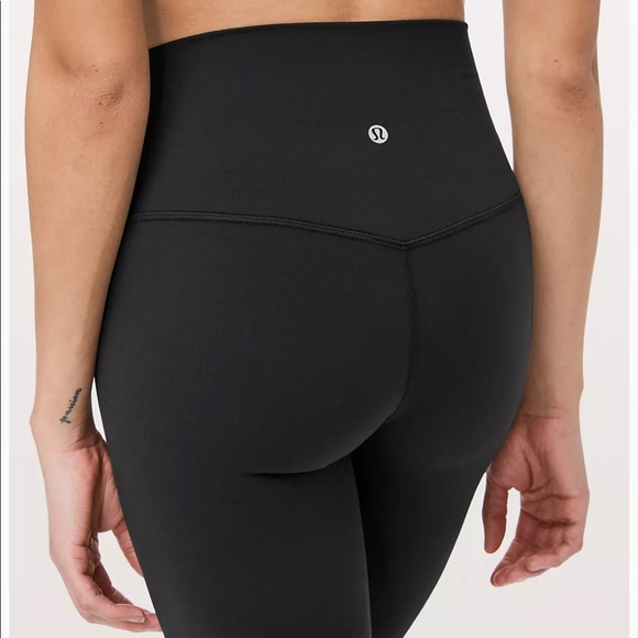 lululemon athletica Pants - LULULEMON traditional black align 7/8